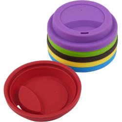 Pack of 6 Anti-Dust Spill Proof Soft Silicone Replacement Coffee Mug Lids Cover, Cup Lid Cover