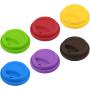 Pack of 6 Anti-Dust Spill Proof Soft Silicone Replacement Coffee Mug Lids Cover, Cup Lid Cover