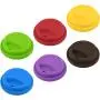 Paquet de 6 Couvercles Souples en Silicone Anti-Poussière et Étanchéifiés pour Tasses à Café, Couvercle de Tasse Paquet de 6 Couvercles Souples en Silicone Anti-Poussière et Étanchéifiés pour Tasses à Café, Couvercle de Tasse