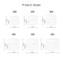 White Jar Lotion Container, 3g,5g,10g,15g,30g,50g,80g, Plastic, BPA Free, Single Wall w/ Removable Inner Liners & Dome Lids for Cosmetic Samples, Cream