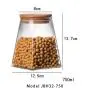 750ml Transparent Personality Four Corner Trapezoidal Sealed Glass Container Nut Coffee Beans Grain Food Glass Jar 750ml Transparent Personality Four Corner Trapezoidal Sealed Glass Container Nut Coffee Beans Grain Food Glass Jar