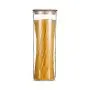 Dia 100mm H 300mm 2000ml Glass Food Storage Containers Set,Airtight Food Jars with Bamboo Wooden Lids - Kitchen Canisters For Sugar,Candy, Cookie, Rice and Spice Jars Dia 100mm H 300mm 2000ml Glass Food Storage Containers Set,Airtight Food Jars with Bamboo Wooden Lids - Kitchen Canisters For Sugar,Candy, Cookie, Rice and Spice Jars