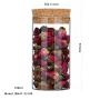 Dia 55mm H 100mm 190ml Empty Clear Glass Bottles with Cork Stopper - Refillable Dry Food Goods Storage Container Vial Jars For Flower Tea Dry Fruit Nuts Candy Seasoning and Other Small Items