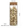 Dia 55mm H 150mm 300ml Empty Clear Glass Bottles with Cork Stopper - Refillable Dry Food Goods Storage Container Vial Jars For Flower Tea Dry Fruit Nuts Candy Seasoning and Other Small Items