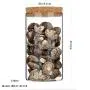 Bouteilles en verre transparentes de 85mm de diamètre x 150mm de hauteur, 730ml, vides, avec bouchon en liège - Contenant réutilisable pour stockage de nourriture sèche, fleurs, thé, fruits secs, noix, bonbons, épices et autres petits articles. Bouteilles en verre transparentes de 85mm de diamètre x 150mm de hauteur, 730ml, vides, avec bouchon en liège - Contenant réutilisable pour stockage de nourriture sèche, fleurs, thé, fruits secs, noix, bonbons, épices et autres petits articles.