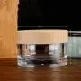 plastic cream bottle acrylic jar with wooden lid wooden cap custom made luxury cosmetic, food, and medicine,Size E: D88xH60mm, 160ml plastic cream bottle acrylic jar with wooden lid wooden cap custom made luxury cosmetic, food, and medicine,Size E: D88xH60mm, 160ml