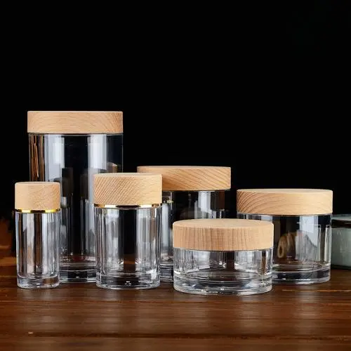 Kunststoff-Cremetube mit Acrylglasbehälter und Holhleim, maßgefertigte Luxus-Kosmetik-, Lebensmittel- und Arzneimittelbehälter