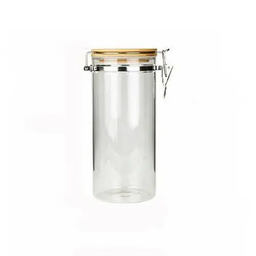 1700ml Glass Storage Jars with Airtight Locking Clamp Lids, Airtight Glass Canisters with Locking Lids, Glass Storage Containers with Bamboo Lid, Food Storage Containers, Glass Canister Sets 1700ml Glass Storage Jars with Airtight Locking Clamp Lids, Airtight Glass Canisters with Locking Lids, Glass Storage Containers with Bamboo Lid, Food Storage Containers, Glass Canister Sets