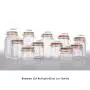 500ml 750ml 1000ml 1500ml total 4pcs Wide Mouth Round Glass Jar - Airtight Storage Jar with wood Bamboo Lid Medium Jar Perfect for Beans, Jelly, Storing and Canning Use