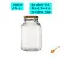 3000ml Wide Mouth Square Glass Jar - Airtight Storage Jar with wood Bamboo Lid Medium Jar Perfect for Beans, Jelly, Storing and Canning Use 3000ml Wide Mouth Square Glass Jar - Airtight Storage Jar with wood Bamboo Lid Medium Jar Perfect for Beans, Jelly, Storing and Canning Use