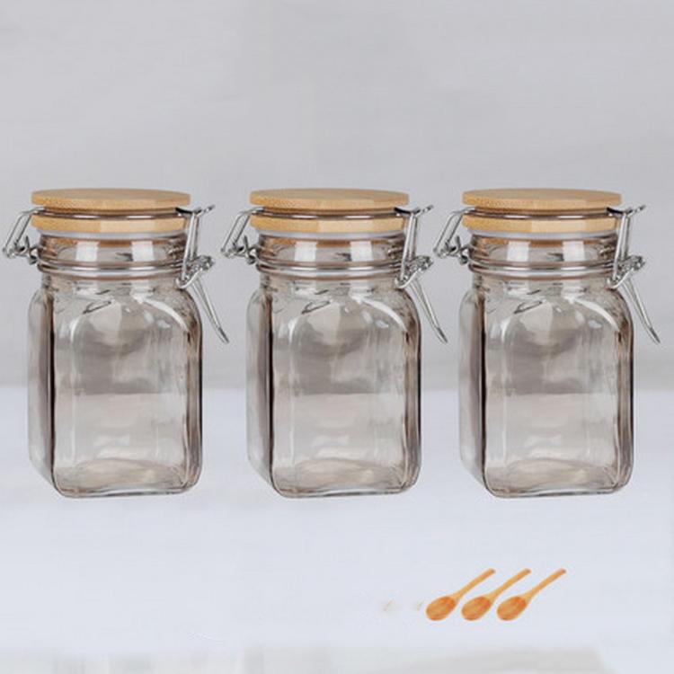 glass airtight storage jars