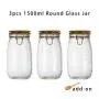 3 pcs Pots en Verre de 1500ml à Large Bouche – Pots de Rangement Airtight avec Couvercle en Bois Bambou – Pots Moyens Parfaits pour les Haricots, la Gelée, le Conserve et le Rangement 3 pcs Pots en Verre de 1500ml à Large Bouche – Pots de Rangement Airtight avec Couvercle en Bois Bambou – Pots Moyens Parfaits pour les Haricots, la Gelée, le Conserve et le Rangement
