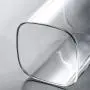 1000ml Glass Storage Jar with Airtight Lid, Square Glass Tea Tin, Transparent Glass Canister for Ground Coffee, Tea Bag, Rice, Flour, Dog Cookies and More