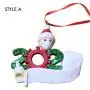 2020 Neues DIY Name Blessings Harz Gesicht Maske Schneemann Mit Maske Familie Weihnachten Geschenkidee