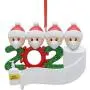 2020 Neues DIY Name Blessings Harz Gesicht Maske Schneemann Mit Maske Familie Weihnachten Geschenkidee