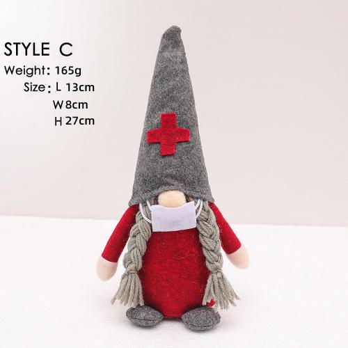 2020 New Christmas Decorations Doctors Nurses Santa Claus Faceless Doll Decoration Gift Christmas Doll 2020 New Christmas Decorations Doctors Nurses Santa Claus Faceless Doll Decoration Gift Christmas Doll