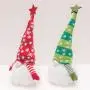 Glänzende Weihnachtsdekoration mit kleinen, glänzenden Elfen-Plüschtiere, Rudolph-Gesichtslose, Kindergeschenke – Stilvolle Weihnachtsdeko