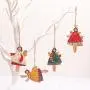 Geschenkedekoration Kreatives Schmiedeeisen Handbemalt Engels Mädchen Anhänger Weihnachtsbaum Dekoration Accessoires Zubehör