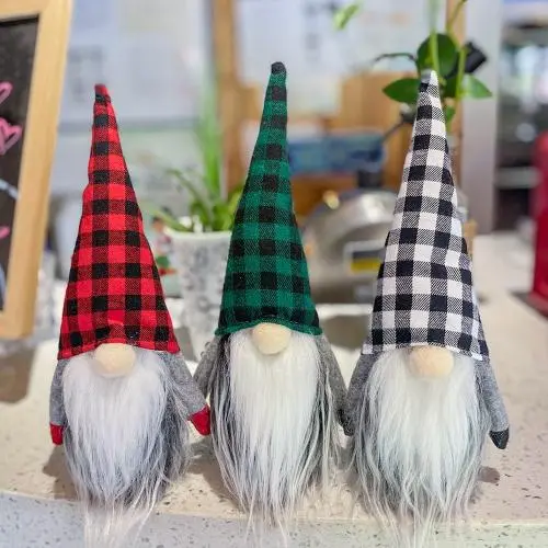 Neue Plaid Weihnachtliche läufige Puppe nordische Stil Rudolph Wald alter Mann Dekoration Ornamente
