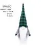 Neue Plaid Weihnachtliche läufige Puppe nordische Stil Rudolph Wald alter Mann Dekoration Ornamente