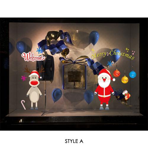 Christmas non-adhesive electrostatic stickers shopping mall window decoration party hotel Christmas atmosphere decoration supplies manufacturers wholesale Christmas non-adhesive electrostatic stickers shopping mall window decoration party hotel Christmas atmosphere decoration supplies manufacturers wholesale