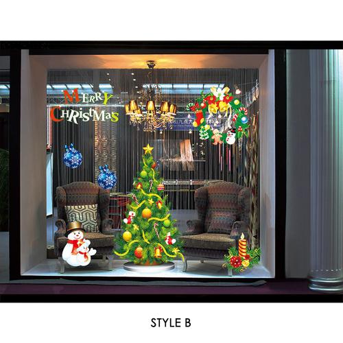 Christmas non-adhesive electrostatic stickers shopping mall window decoration party hotel Christmas atmosphere decoration supplies manufacturers wholesale Christmas non-adhesive electrostatic stickers shopping mall window decoration party hotel Christmas atmosphere decoration supplies manufacturers wholesale