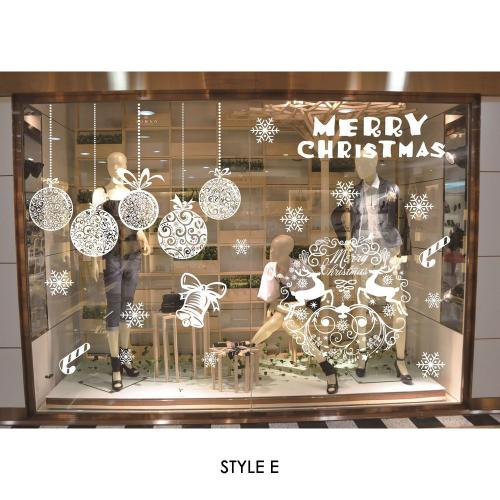 Christmas non-adhesive electrostatic stickers shopping mall window decoration party hotel Christmas atmosphere decoration supplies manufacturers wholesale Christmas non-adhesive electrostatic stickers shopping mall window decoration party hotel Christmas atmosphere decoration supplies manufacturers wholesale