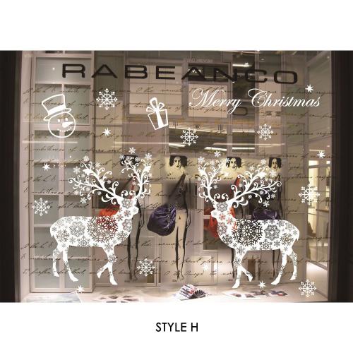 Christmas non-adhesive electrostatic stickers shopping mall window decoration party hotel Christmas atmosphere decoration supplies manufacturers wholesale Christmas non-adhesive electrostatic stickers shopping mall window decoration party hotel Christmas atmosphere decoration supplies manufacturers wholesale