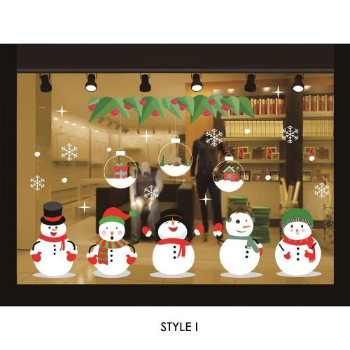 Christmas non-adhesive electrostatic stickers shopping mall window decoration party hotel Christmas atmosphere decoration supplies manufacturers wholesale Christmas non-adhesive electrostatic stickers shopping mall window decoration party hotel Christmas atmosphere decoration supplies manufacturers wholesale