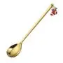 Creative ins Christmas stainless steel tableware spoon coffee stirring dessert spoon with hand gift portable gift set of 6pcs Creative ins Christmas stainless steel tableware spoon coffee stirring dessert spoon with hand gift portable gift set of 6pcs