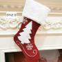 2020 Christmas socks gift bag kenaf elk embroidery Christmas socks Christmas gifts Christmas pendants