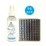 Tragbarer 100 ml 75% Alkohldisinfektionsmittel Handdesinfektionssprühflasche Antibakterielle Spray-Flüssigkeit