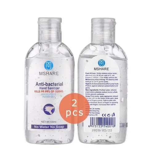 Hand Sanitizer FDA Quick-drying 99.99% Sterilization Waterless Bacteriostatic Gel Qualified Certification 2packs Hand Sanitizer FDA Quick-drying 99.99% Sterilization Waterless Bacteriostatic Gel Qualified Certification 2packs