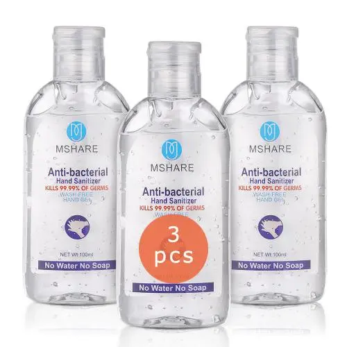 Sanitisateur Manuel Antibactérien Sans Alcool (100 ML, Pack de 3) Sanitisateur Manuel Antibactérien Sans Alcool (100 ML, Pack de 3)