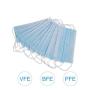 50 PCS Safty Mask, Medical 3-Layer Disposable Face Masks 3-Layer with Elastic Ear Loops for Blocking Dust Protection