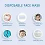 500 Stück Einweg-Ohrenschlitz-Gesichtsmasken, Medizinische Gesichtsmasken, 3-lagige Gesichtsmasken aus Polypropylen für persönliche Gesundheit und Virusabwehr