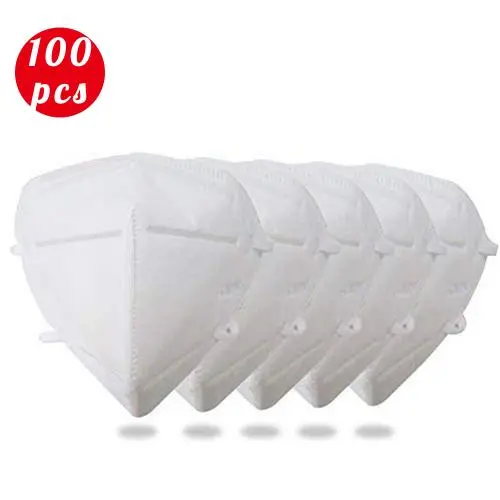 100 PCS Kn95 Mouth Masks 4-Layer PM2.5 N95 Respirator Face Masks Medical Reusable Mouth Mask for Men Women 100 PCS Kn95 Mouth Masks 4-Layer PM2.5 N95 Respirator Face Masks Medical Reusable Mouth Mask for Men Women