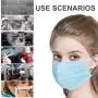 Einweg-Gesichtsmasken, Ohraufiger Atemschutzmaske für die Persönliche Gesundheit, Anti-Luftverschmutzung Nichtgewebte Sicherheitsmaske 3-lagig (250 Stück)