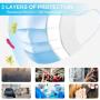 Disposable Face Masks, Earloop Respirator Mask for Personal Health, Anti Pollution Non Woven Safety 3-Layer Mask(250pcs)