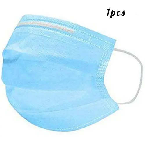 1 pcs Disposable Face Mask Safety Mask Dust for Medical Dental Salon and Personal Health, 3-Ply Ear Loop 1 pcs Disposable Face Mask Safety Mask Dust for Medical Dental Salon and Personal Health, 3-Ply Ear Loop