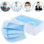 Fast Quick Delivery from Hong Kong 2000pcs Disposable Face Mask Safety Mask Dust for Medical Dental Salon and Personal Health, 3-Ply Ear Loop CE FDA ISO Certificate, Made in Hong Kong, Blue Color