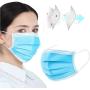 50Pcs Disposable Face Masks - Disposable Surgical Mask Dust Breathable Earloop Antiviral Face Mask, Comfortable Medical Sanitary Surgical Mask Thick 3-Layer Masks