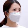 100Pcs Medical Antiviral Face Masks - N95 Dust Breathable Earloop Comfortable Sanitary Surgical Mask Thick 4-Layer Masks (White)