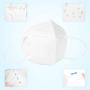 100Pcs Medical Antiviral Face Masks - N95 Dust Breathable Earloop Comfortable Sanitary Surgical Mask Thick 4-Layer Masks (White)