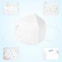 2000Pcs N95 Particulate Respirator Medical Mask,Antiviral Face Mask Air Filter Masks Against Dust, Surgical, Safety Face Sanitary Mask