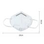 N95 4-Layer Safety Masks 500 PCS, Respirator for Virus Protection and Personal Health