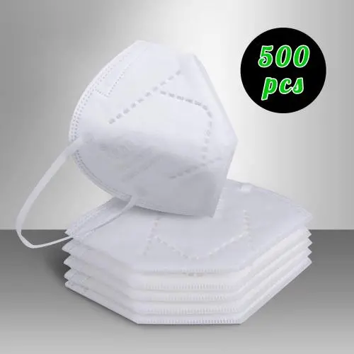 N95 4-Layer Safety Masks 500 PCS, Respirator for Virus Protection and Personal Health N95 4-Layer Safety Masks 500 PCS, Respirator for Virus Protection and Personal Health