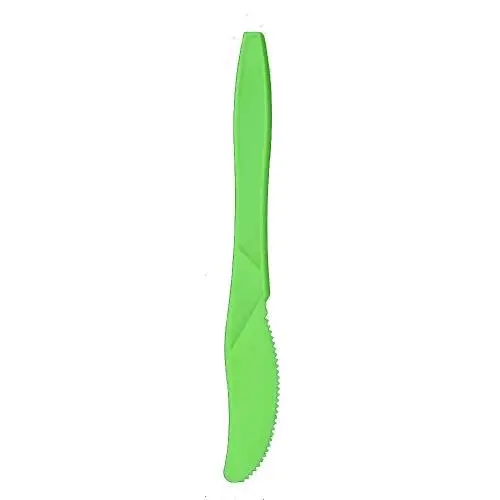Couteaux en plastique résistant et jetables, parfaits pour un usage quotidien, à la maison, au bureau, pour les fêtes, pique-niques ou événements en plein air - Vert - 96 pièces Couteaux en plastique résistant et jetables, parfaits pour un usage quotidien, à la maison, au bureau, pour les fêtes, pique-niques ou événements en plein air - Vert - 96 pièces
