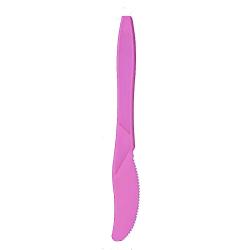 Disposable Heavy Duty Plastic Knives, Great for Every Day Use, Home, Office, Party, Picnics, or Outdoor Events-Pink 96pcs