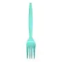 Heavy-Weight Blue Plastic Forks, Durable, Disposable, Box of 96pcs Heavy-Weight Blue Plastic Forks, Durable, Disposable, Box of 96pcs